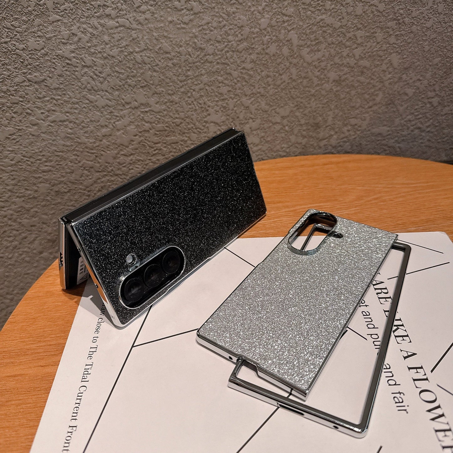 Luxury Glitter Sparkle Case for Samsung Galaxy Z Fold 7 / Z Fold 6 – Shiny Slim Protective Cover