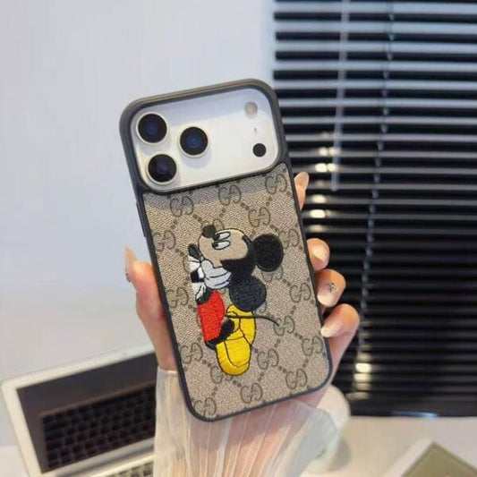 Embroidered iPhone Case – Designer Protection for iPhone 16 & 17 Series