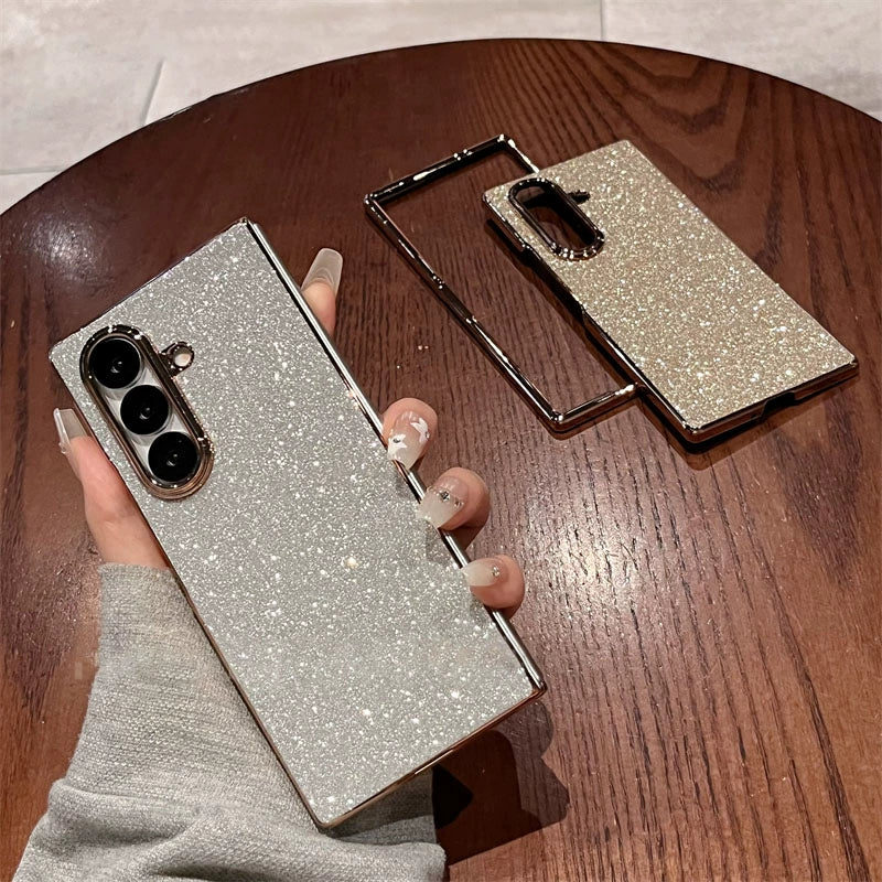 Luxury Glitter Sparkle Case for Samsung Galaxy Z Fold 7 / Z Fold 6 – Shiny Slim Protective Cover