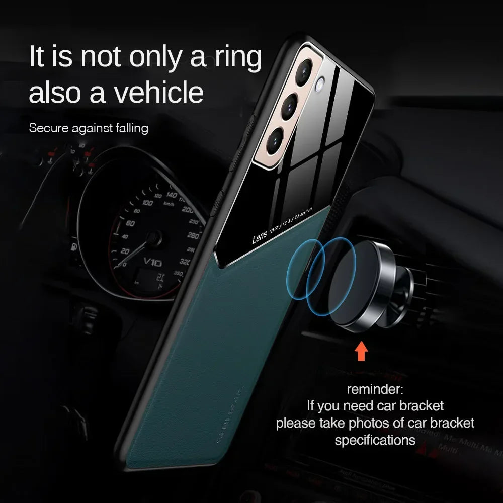 MagGrip™ Car Mount Leather Case – Samsung Galaxy S Series