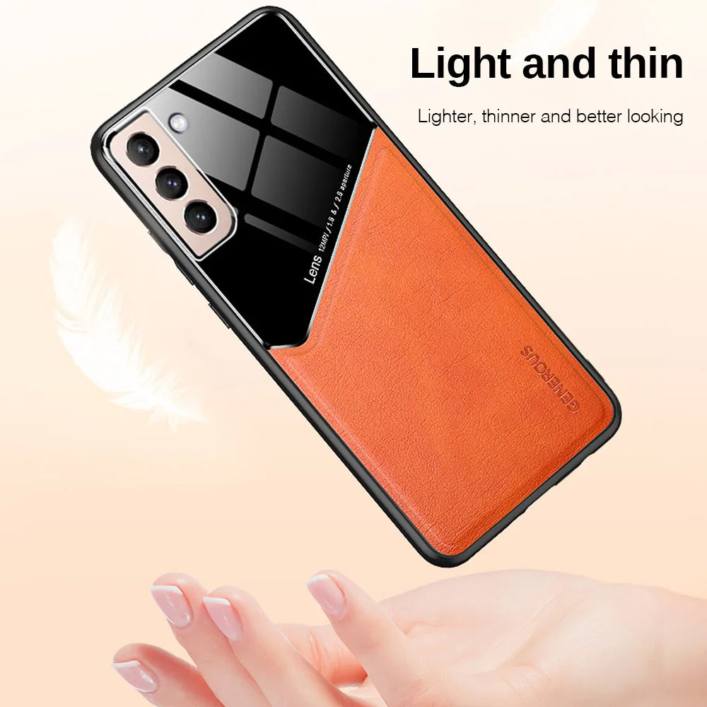 MagGrip™ Car Mount Leather Case – Samsung Galaxy S Series