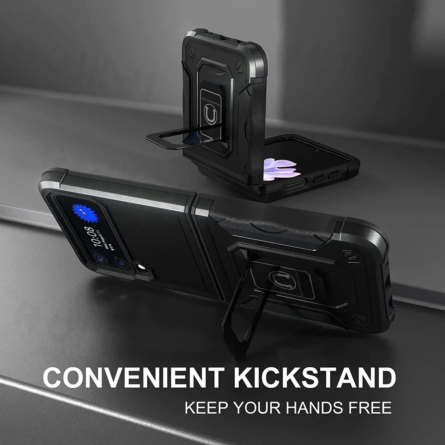 Military-Grade Armor Case for Galaxy Z Flip 3-7