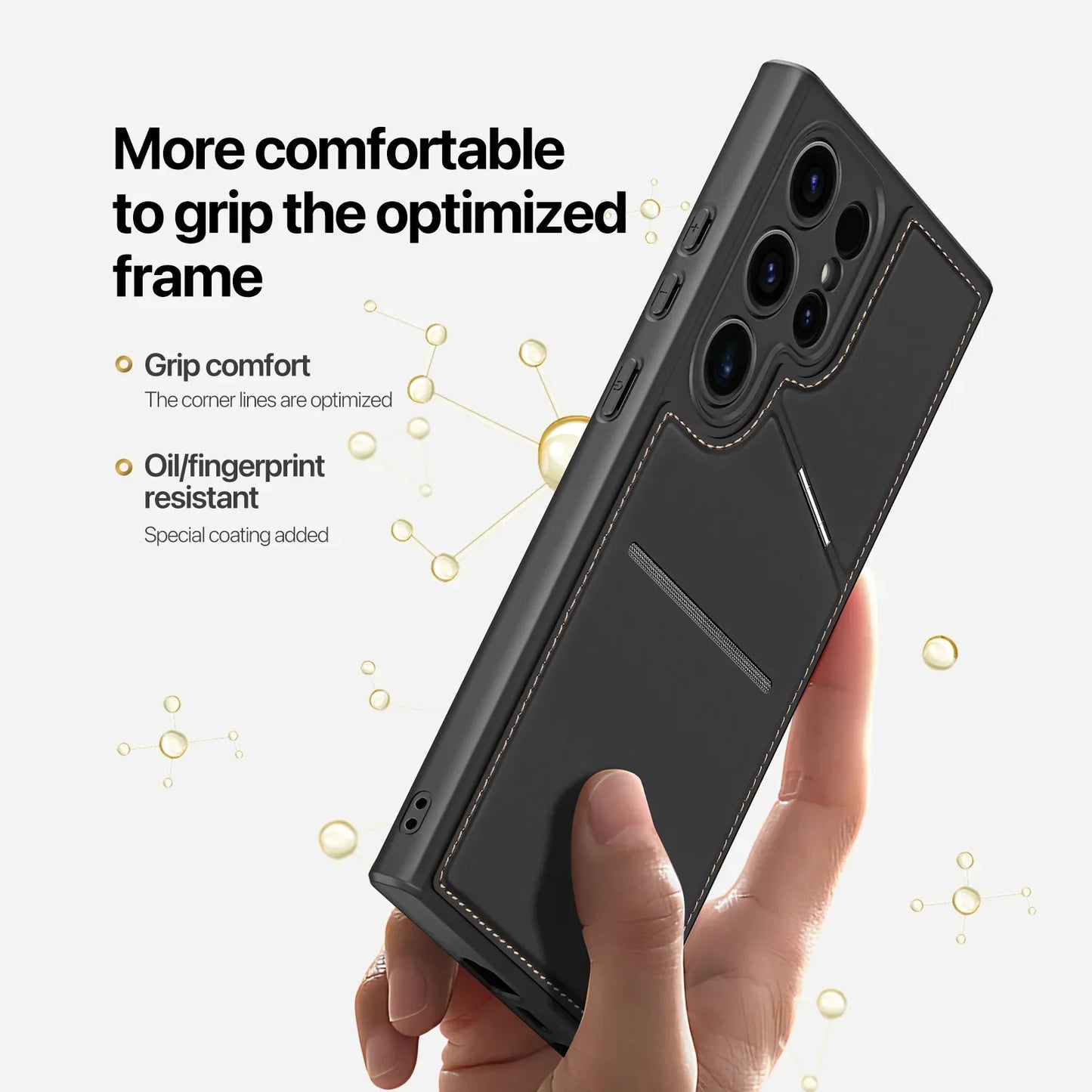 Magnetic 3-in-1 Wallet Case for Samsung S24 Series