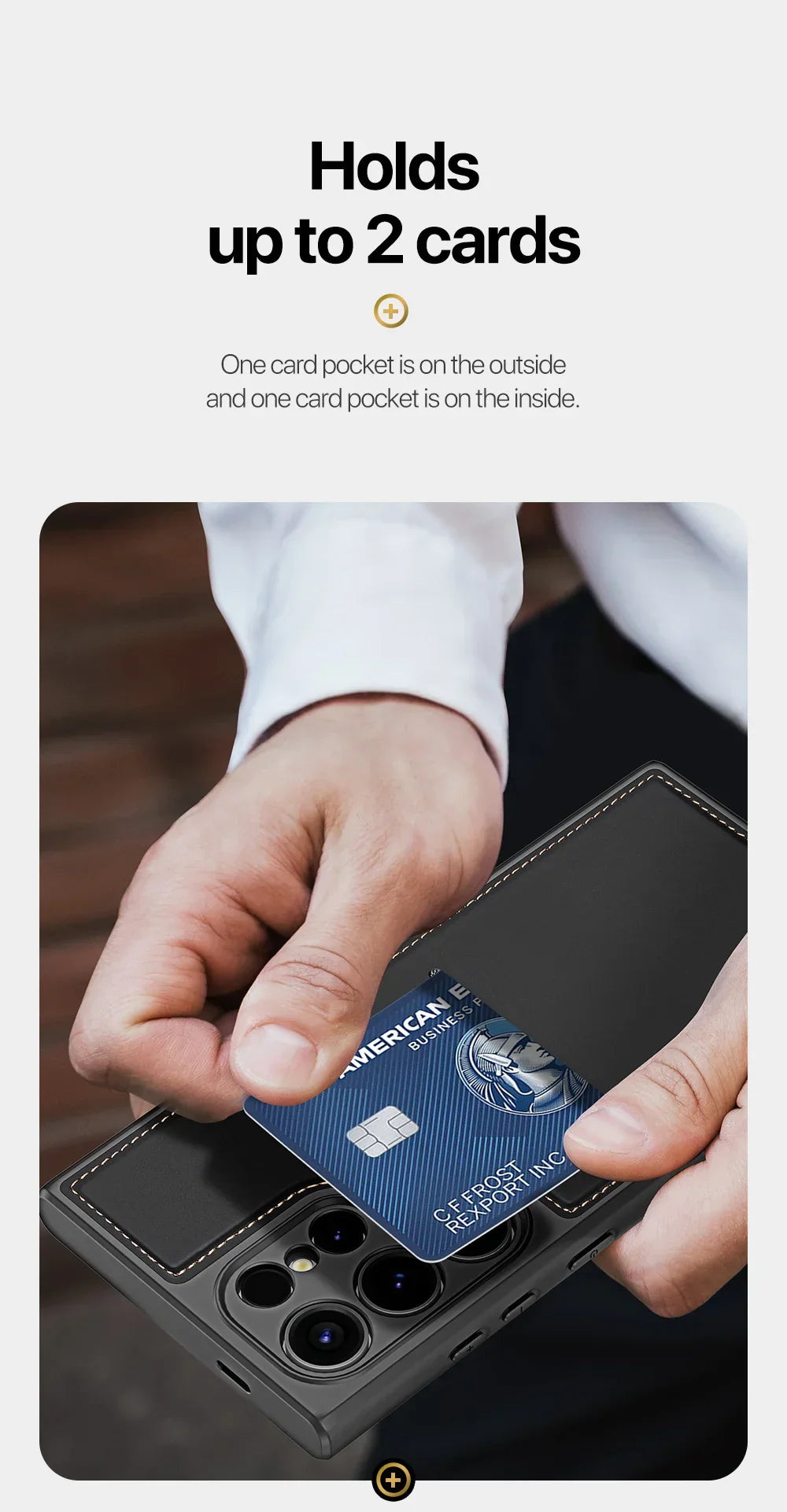 Magnetic 3-in-1 Wallet Case for Samsung S24 Series