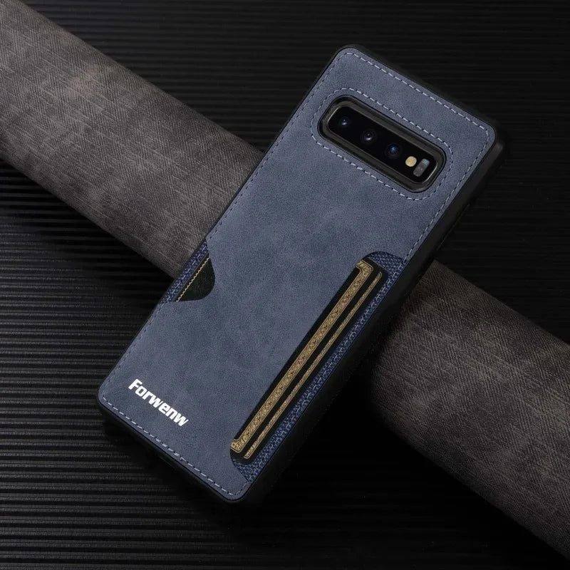 RetroVault™ Card Slot Leather Case