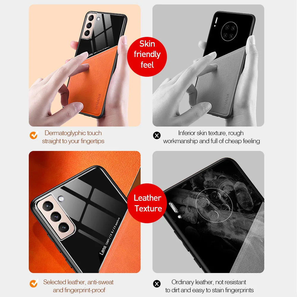 MagGrip™ Car Mount Leather Case – Samsung Galaxy S Series