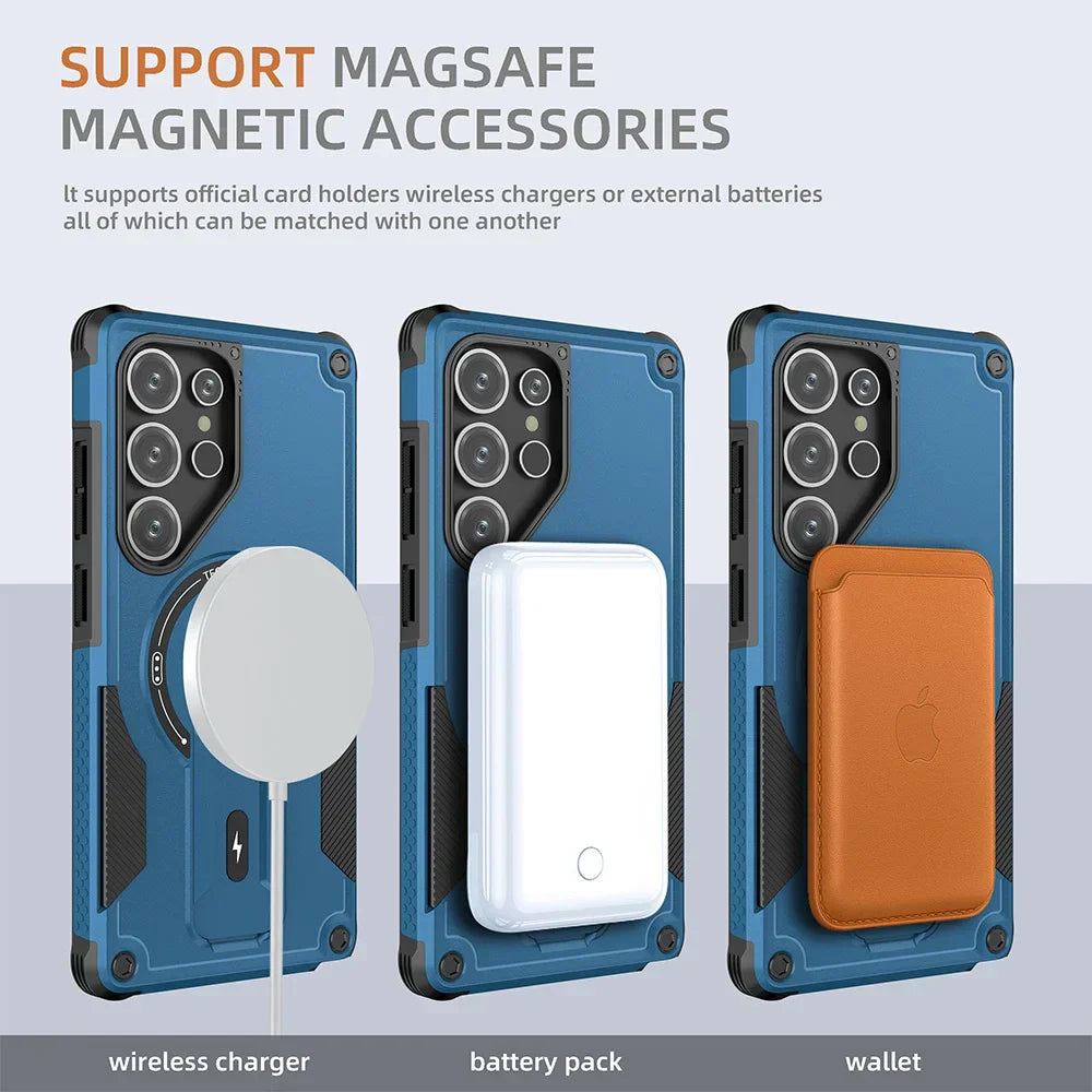MagSafe Stand Case for Samsung S24/S25 Ultra Plus