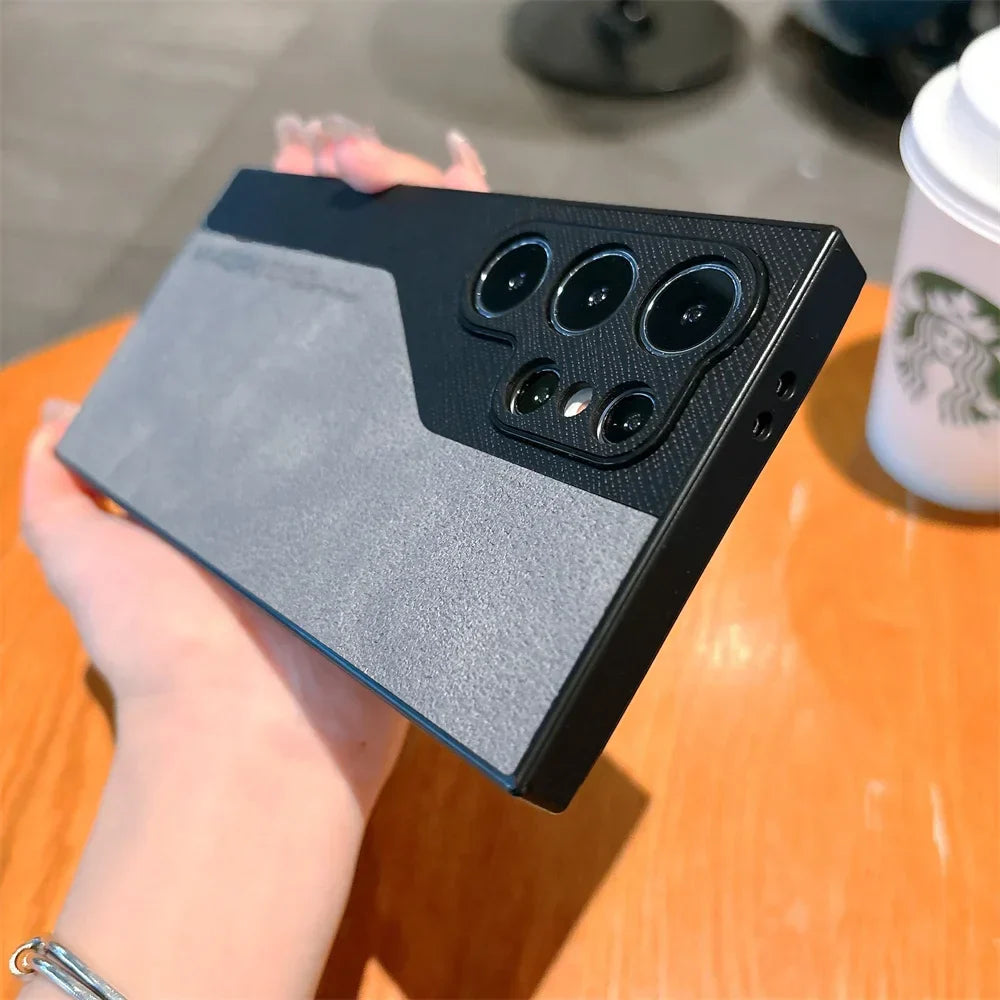 DuoLux™ Leather Case – Galaxy S21–S25 Series