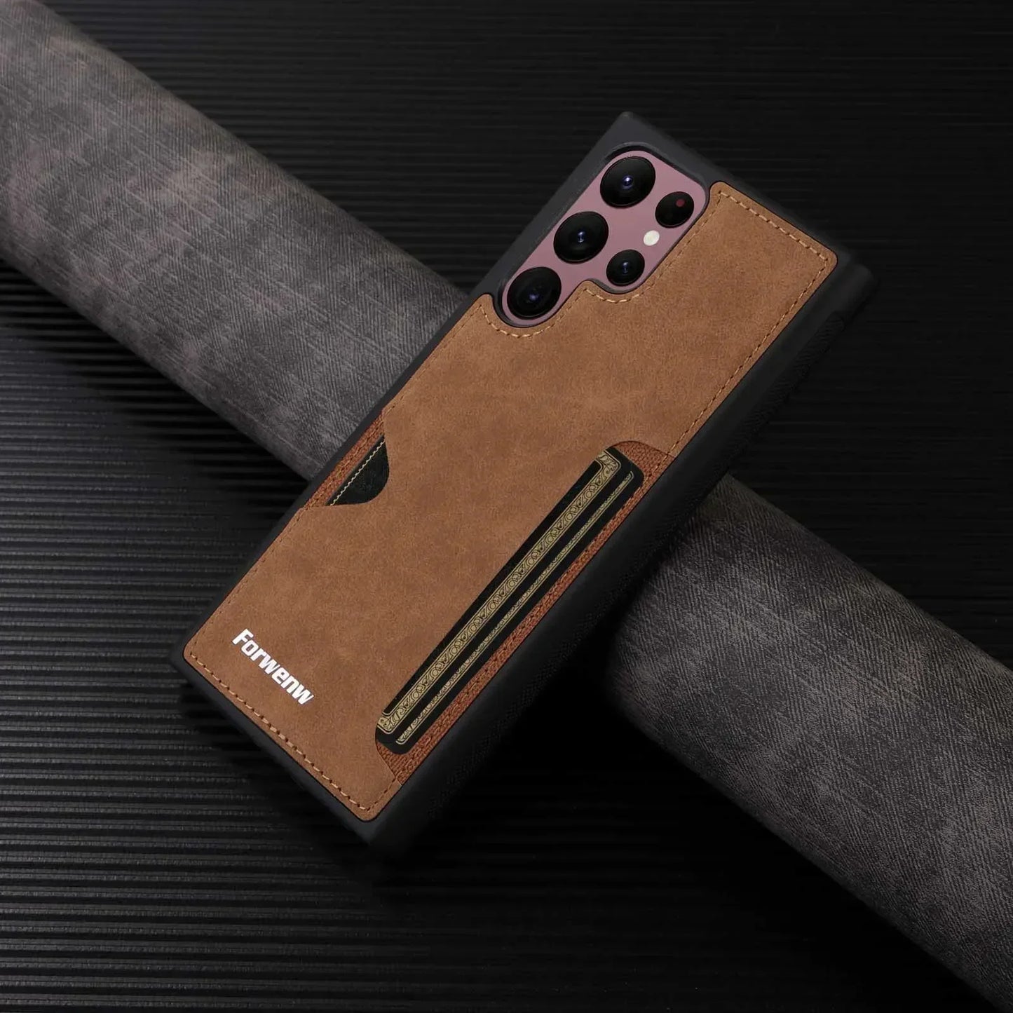 RetroVault™ Card Slot Leather Case