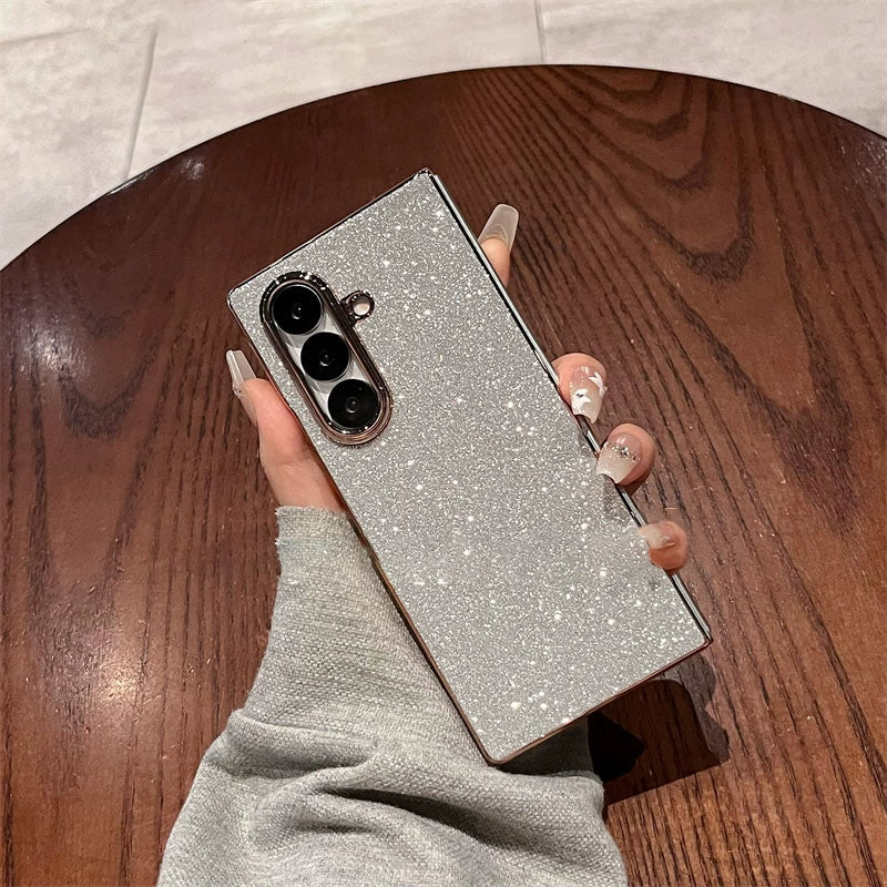 Luxury Glitter Sparkle Case for Samsung Galaxy Z Fold 7 / Z Fold 6 – Shiny Slim Protective Cover